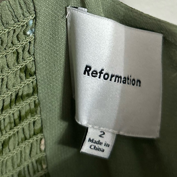 ⭐️Reformation Sage Green Floral Maxi Dress 2⭐️ - Picture 7 of 7